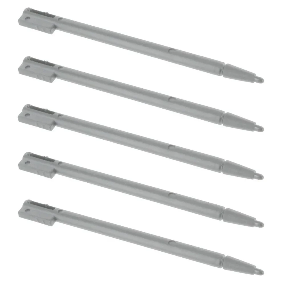 PLASTIC STYLUS FOR NINTENDO DS - 5 PACK GREY0